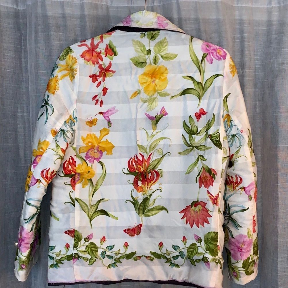 Gianna Fashion Hummingbird & Butterfly Jacket. - Picture 3 of 7